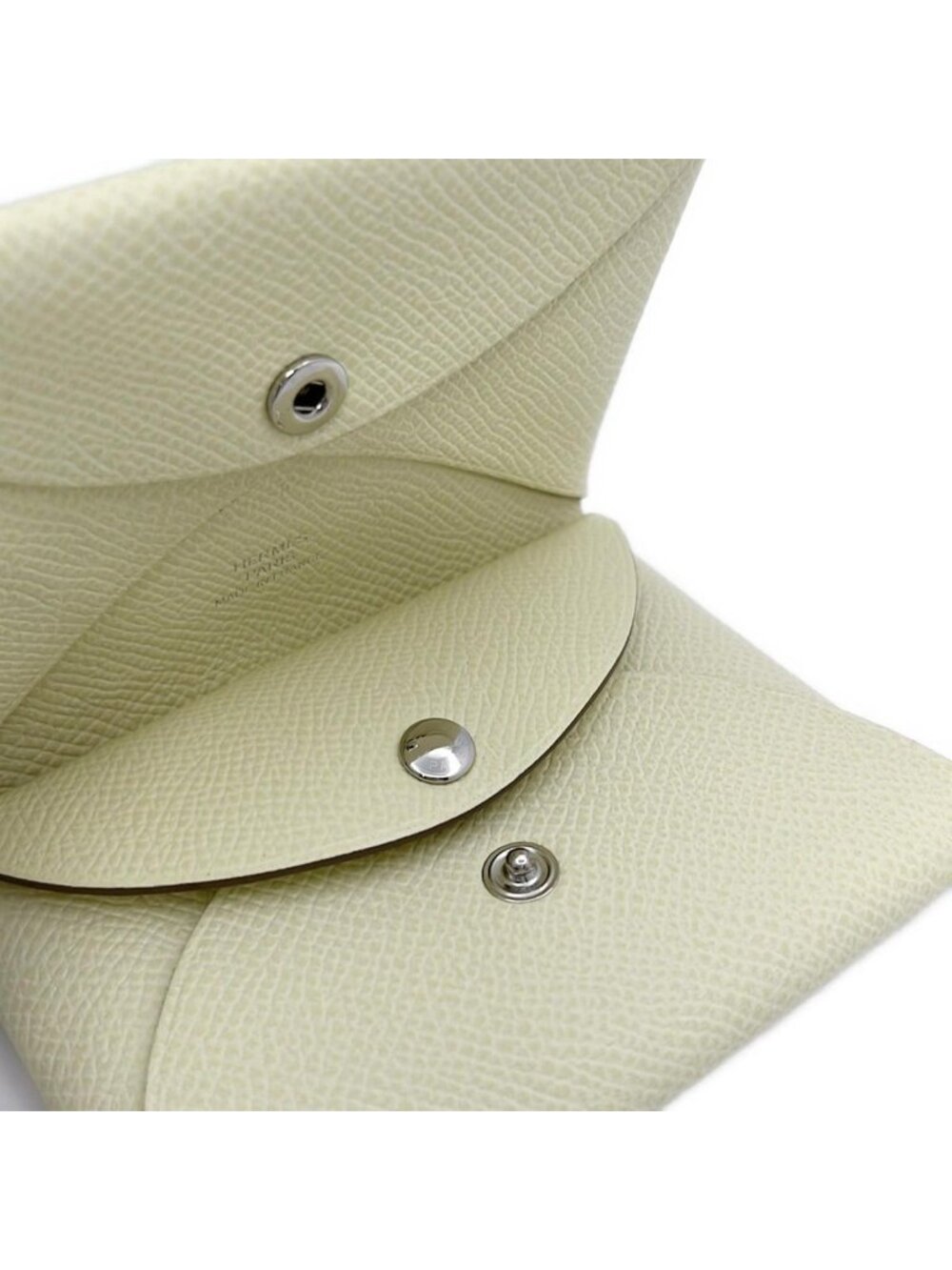 Hermes Coin Case Calvi Duo Jaune Poussin - Picture 10 of 11